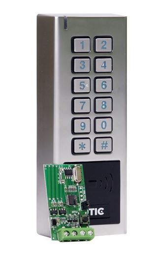 OTIC kültéri vezeték nélküli kódtasztatúrás kártyaolvasó, OTIC 601-K WL EM